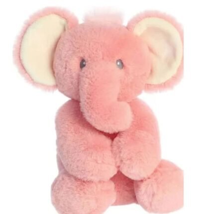Pink Plush Elephant Soft Toy – Cuddly Stuffed Animal for Kids & Toddlers