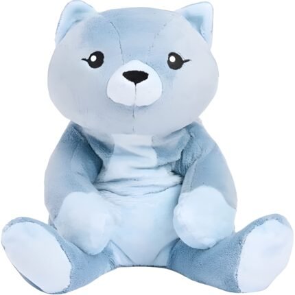 Adorable Blue Cat Plush Toy Soft Cuddly Friend